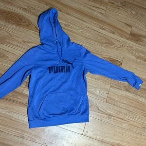 Purple Puma hoodie - size medium (fits small) - ladies